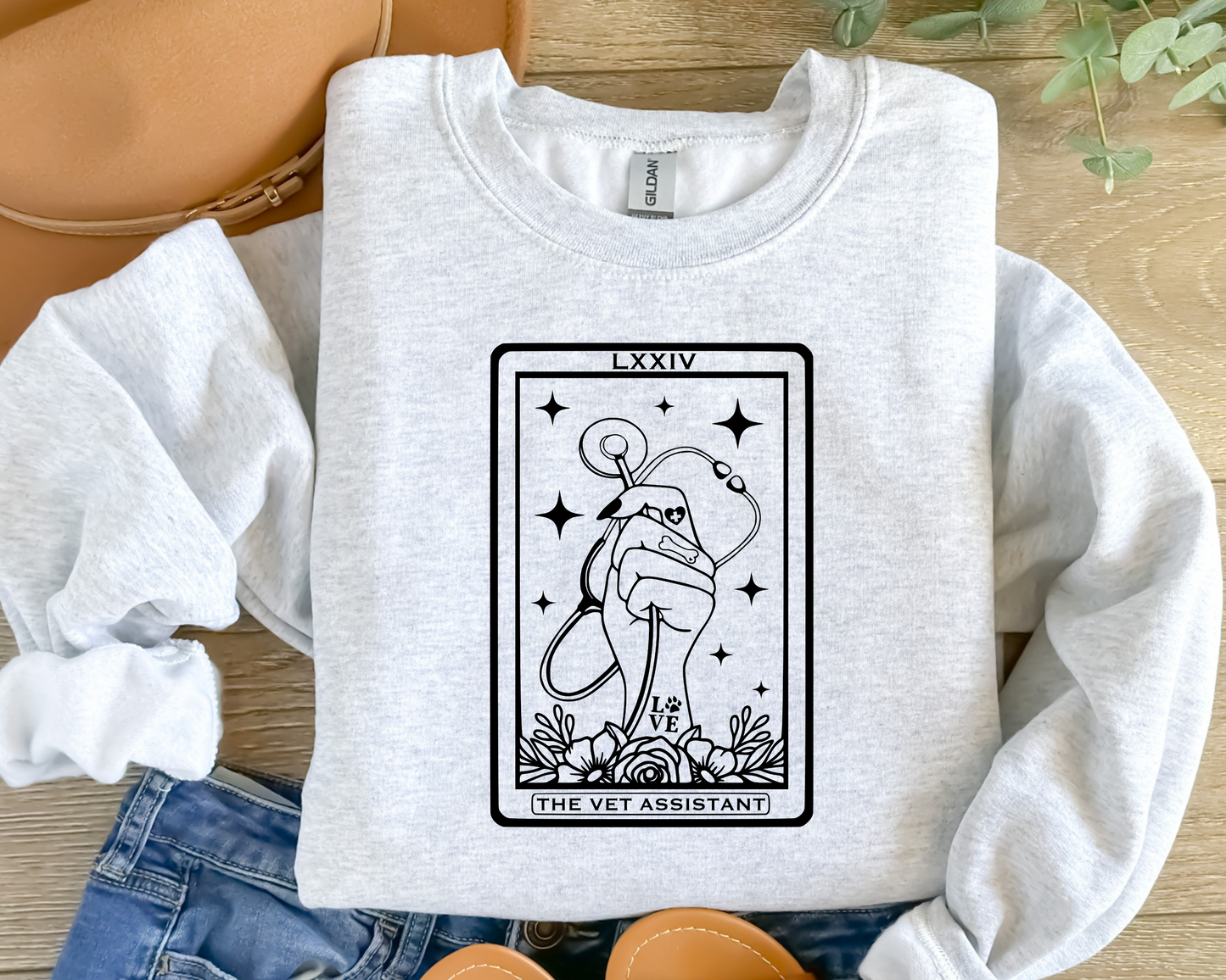 Tarot Card Crewnecks- Choose your saying