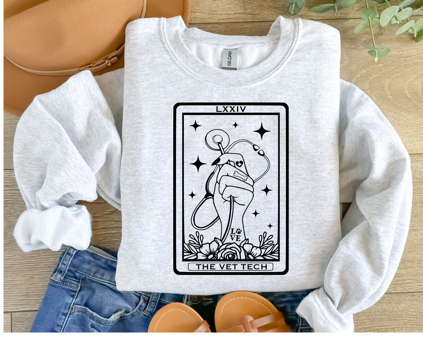 Tarot Card Crewnecks- Choose your saying