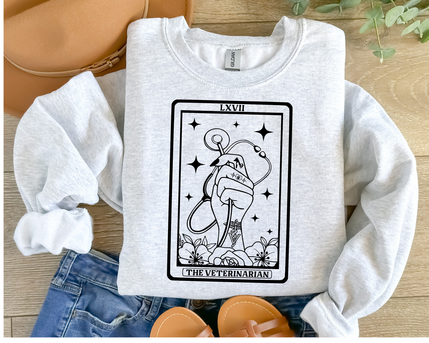 Tarot Card Crewnecks- Choose your saying