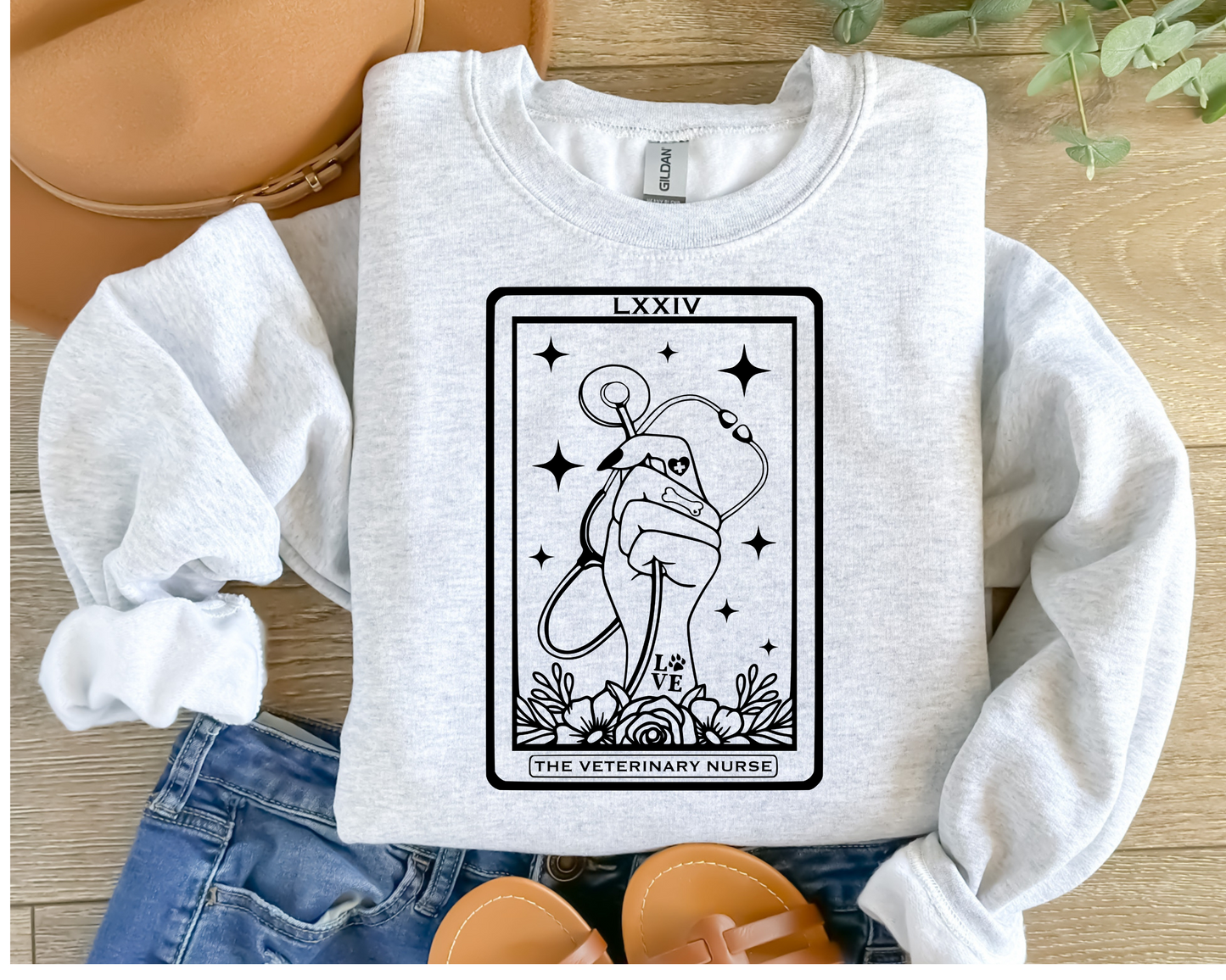 Tarot Card Crewnecks- Choose your saying