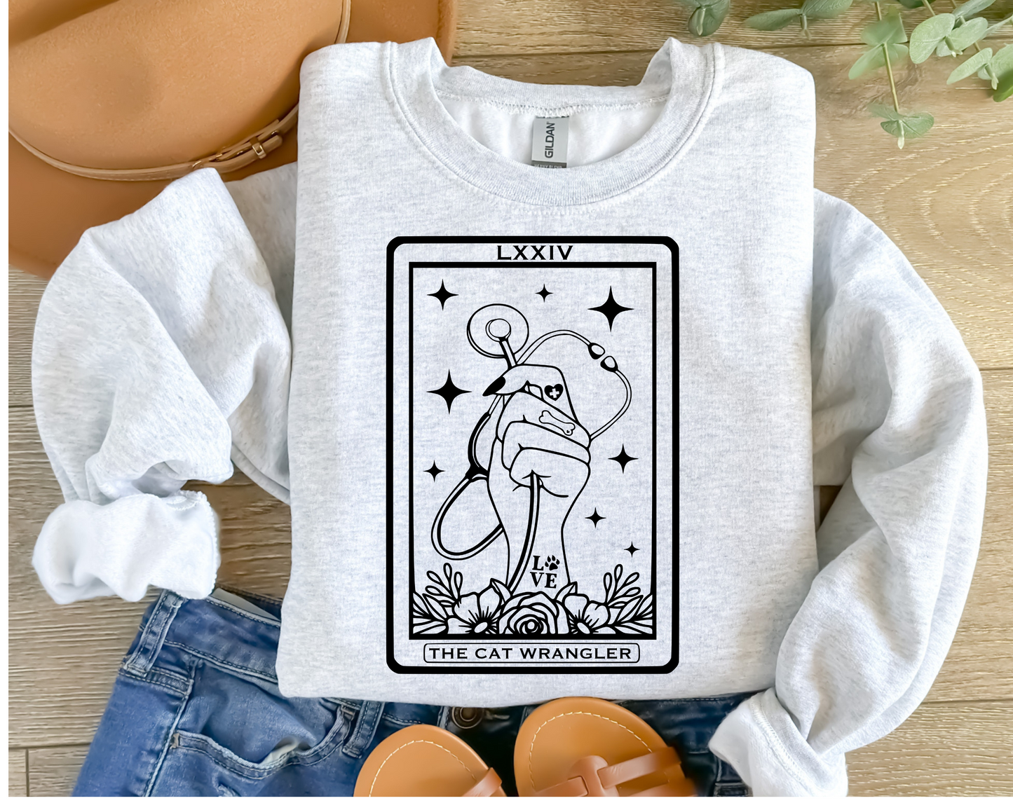 Tarot Card Crewnecks- Choose your saying