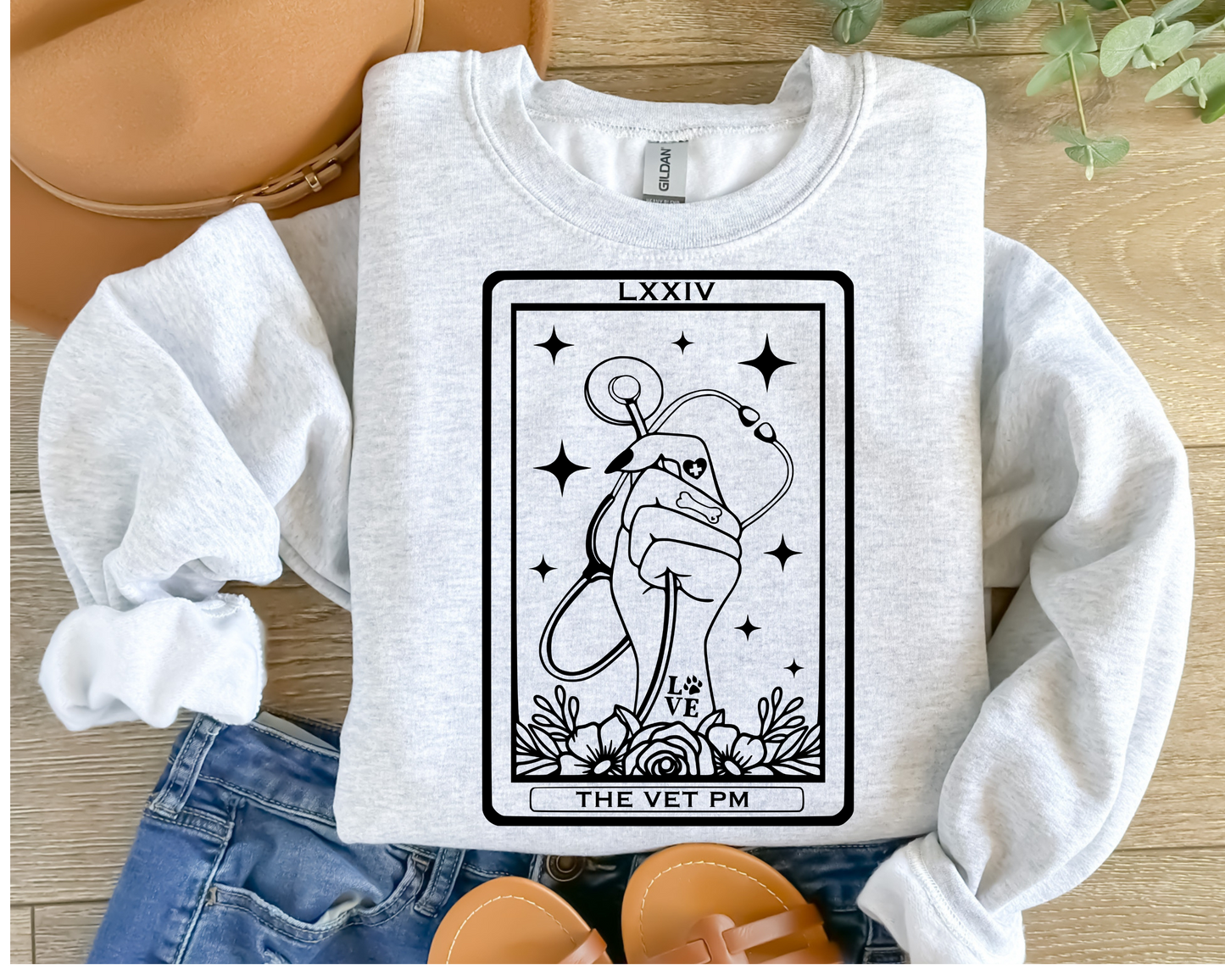 Tarot Card Crewnecks- Choose your saying